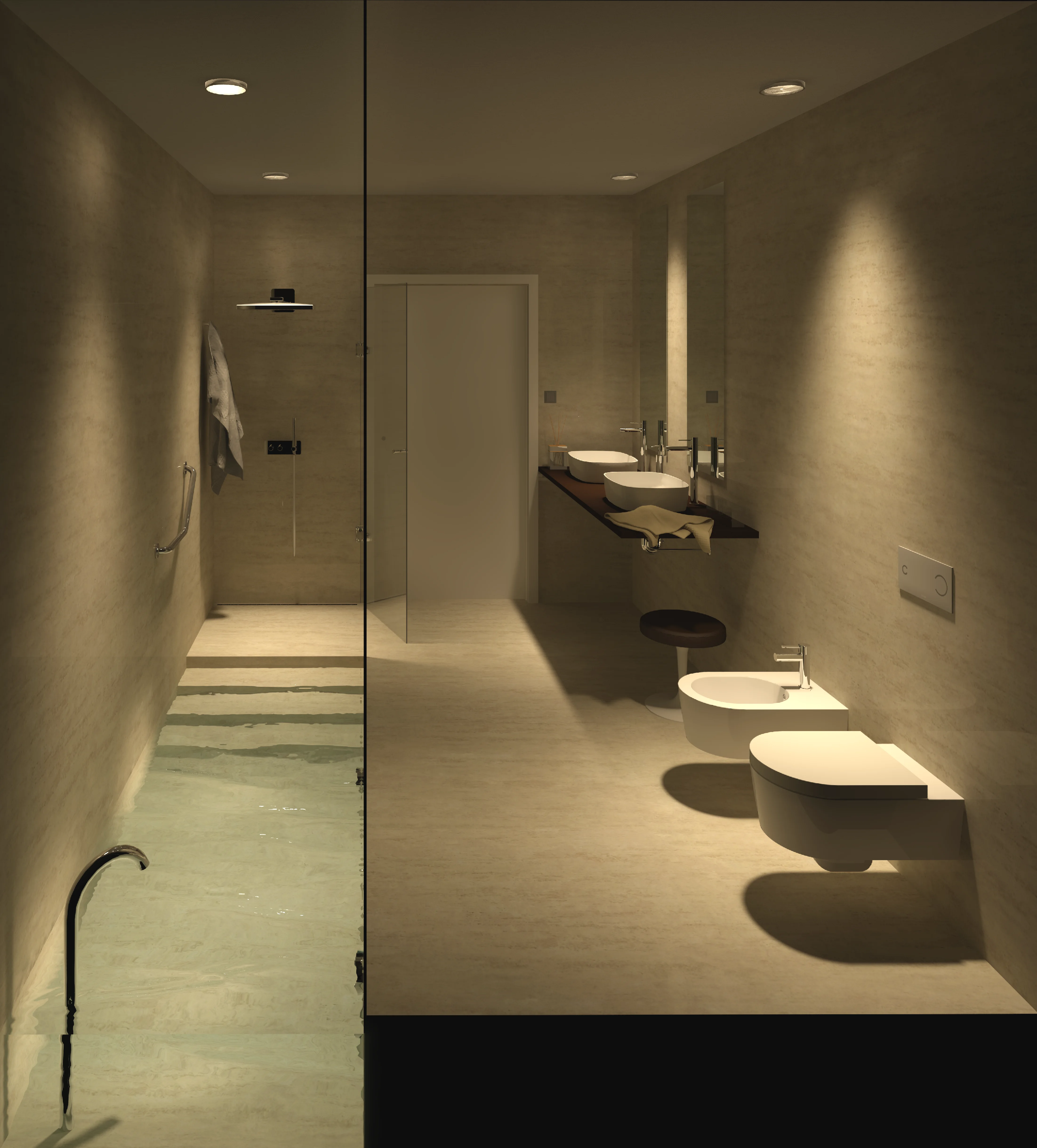 BAGNO SCOTTO, VISTA POSTERIORE