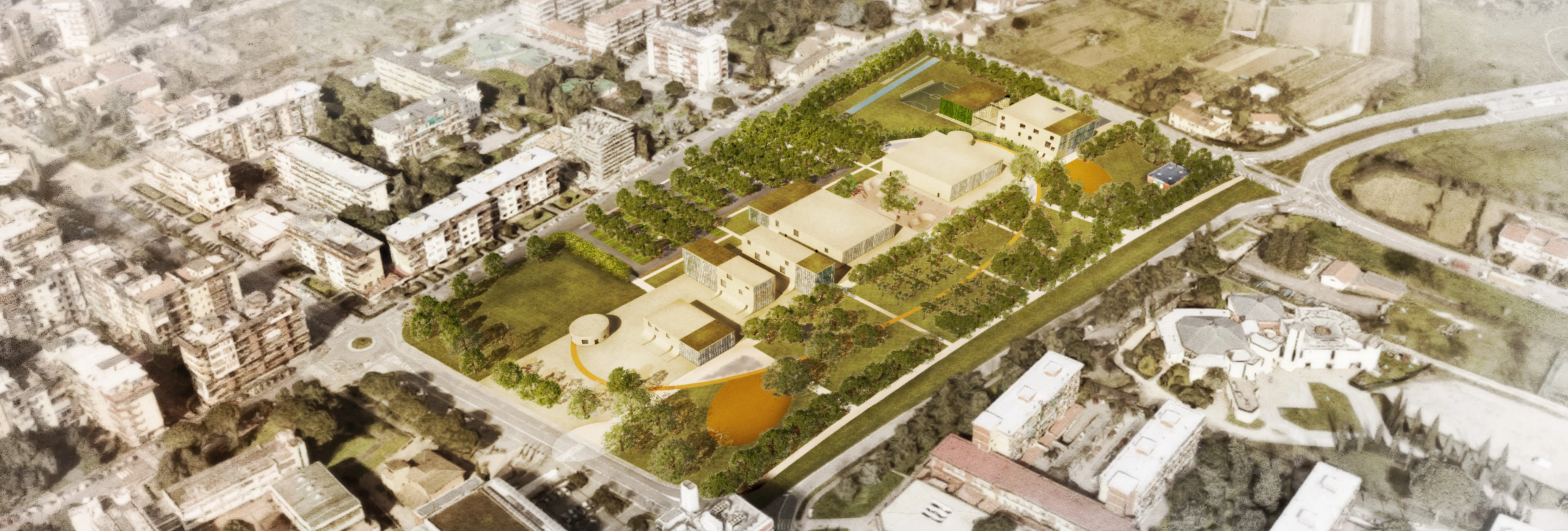 Vista a volo d'uccello